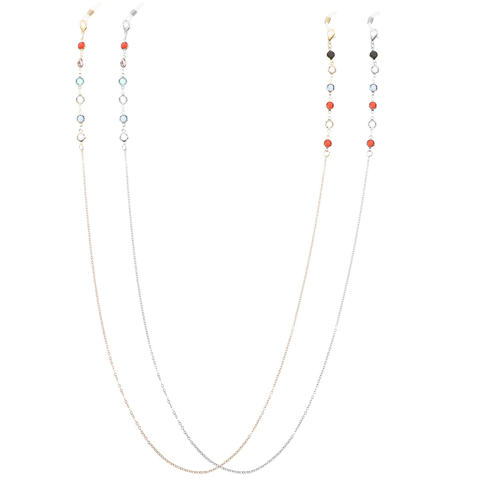 Beaupretty Gafas De Cuerda Cable Cadena De Anteojos Accesorios Moda Cordones De Anteojos Para Mujer Soportes Para Anteojos Alrededor Del Cuello Gel De Sílice