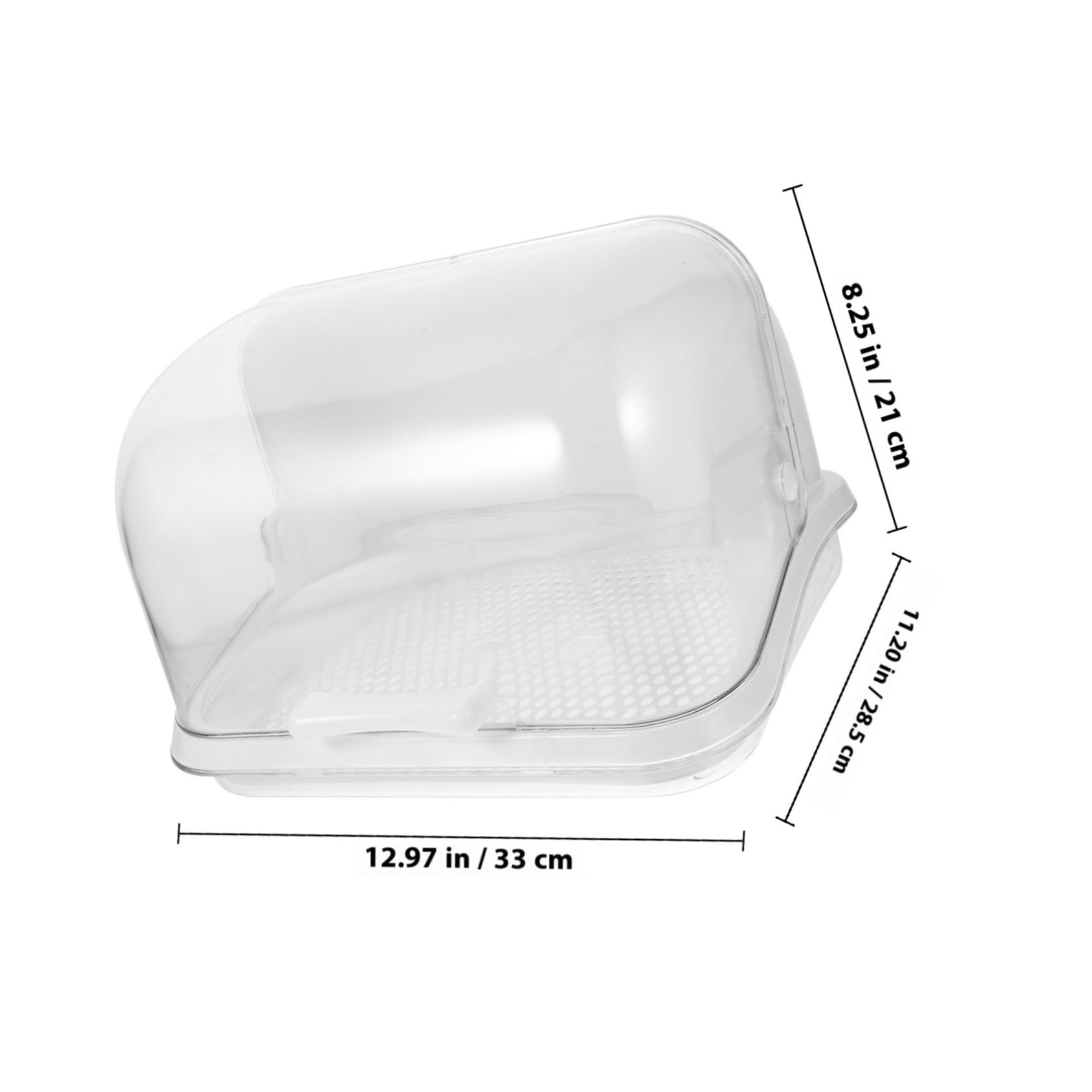 ifundom Babyflaschen Aufbewahrungsbox für Babys mit Deckel Pp Material zum Trocknen und Lagern von Babyflaschen und Schnullern Weiß zur Aufbewahrung und Organisation im Haushalt