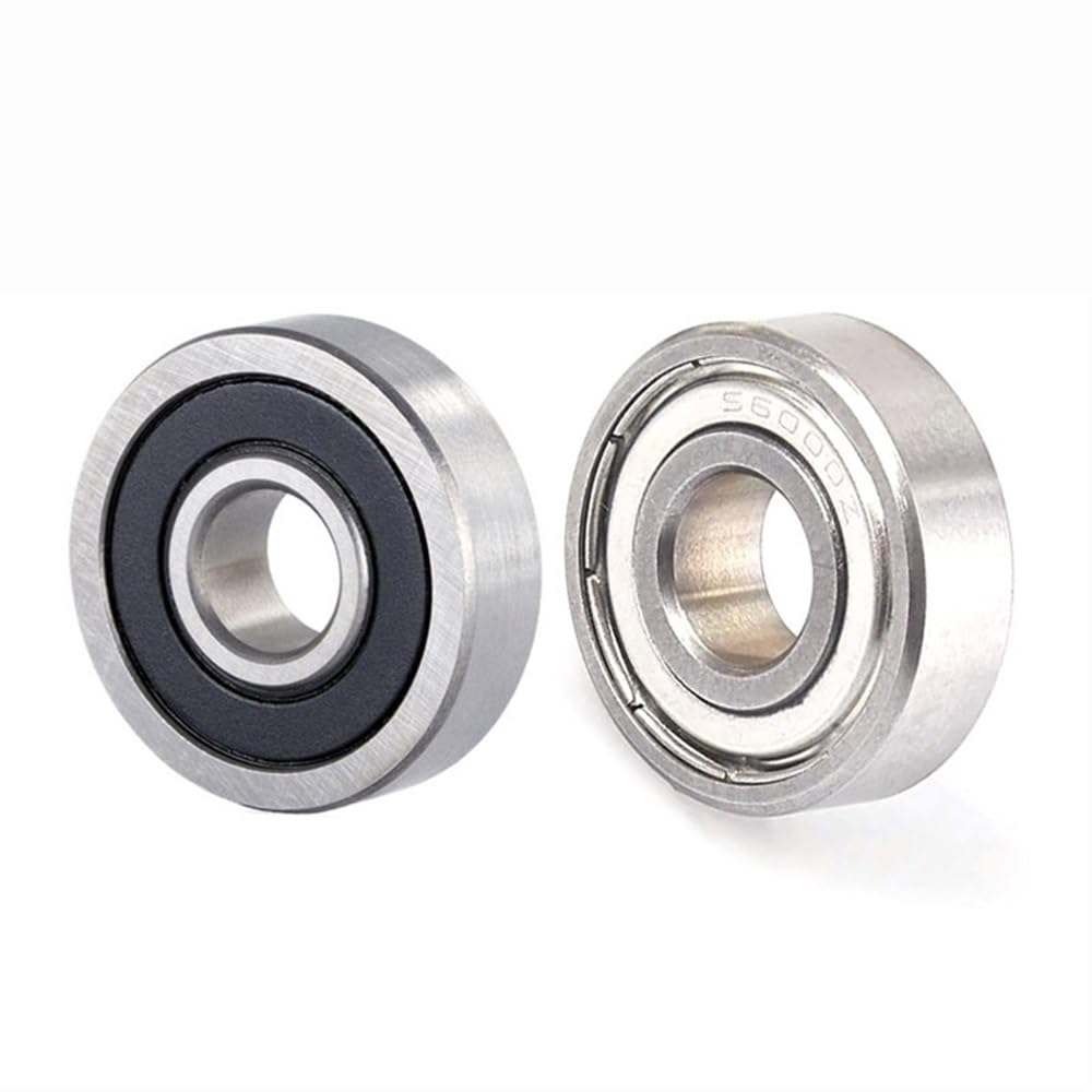 AERBNYEQP Bearing 5PCS Stainless Steel Ball Bearings S6000ZZ 2RS S6001Z S6002Z S6003Z S6004Z S6005Z S6006Z S6007Z(ZZ,S6000 10X26X8mm)