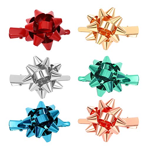 NVENF 6PCS Christmas Hair Clips for Women Christmas Accessories Xmas