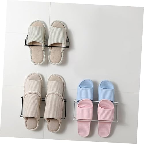 Miniatura 6 de Zerodeko Clips para ramo de botellas de vino, zapatero de dos niveles, zapatero colgante de una sola capa, zapatero para colgar en la pared, estante