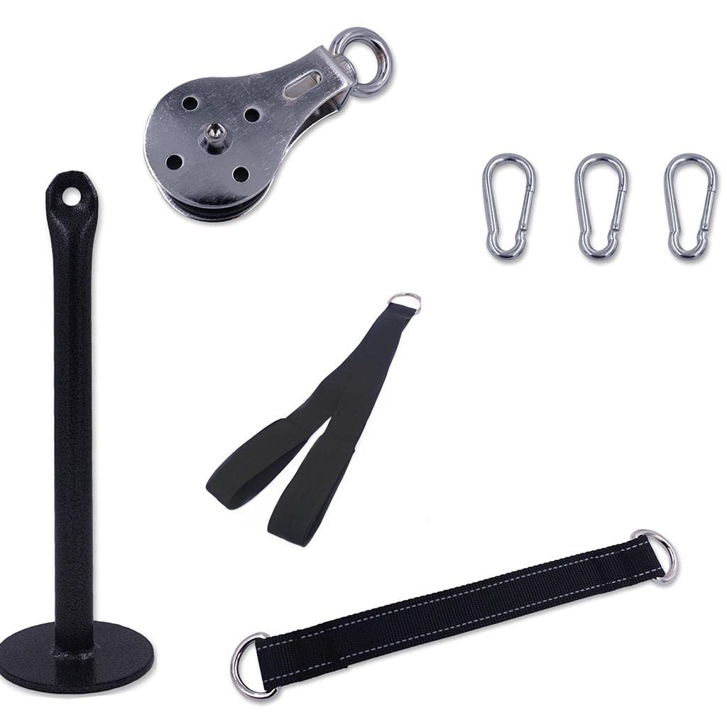 2Set Fitness Pulley Cable Machine System Attachment Home Equipment DIY Fits | Other Strength Training | Strength Training | Fitness Running & Yoga-picture-24