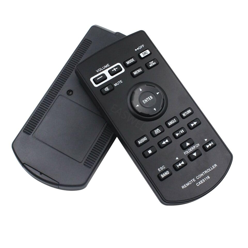 dreeong CXE5116 Remote Control, showing both front and back sides, with battery compartment visible on the back.
