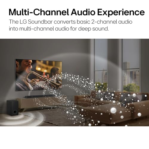 Image of LG S95TR 9.1.5 ch. Soundbar with Wireless Dolby Atmos, Rear Surround Speakers Included, Triple Up-Firing Channels, Wow Orchestra, WOWCAST Built-in (S95TR, 2024)