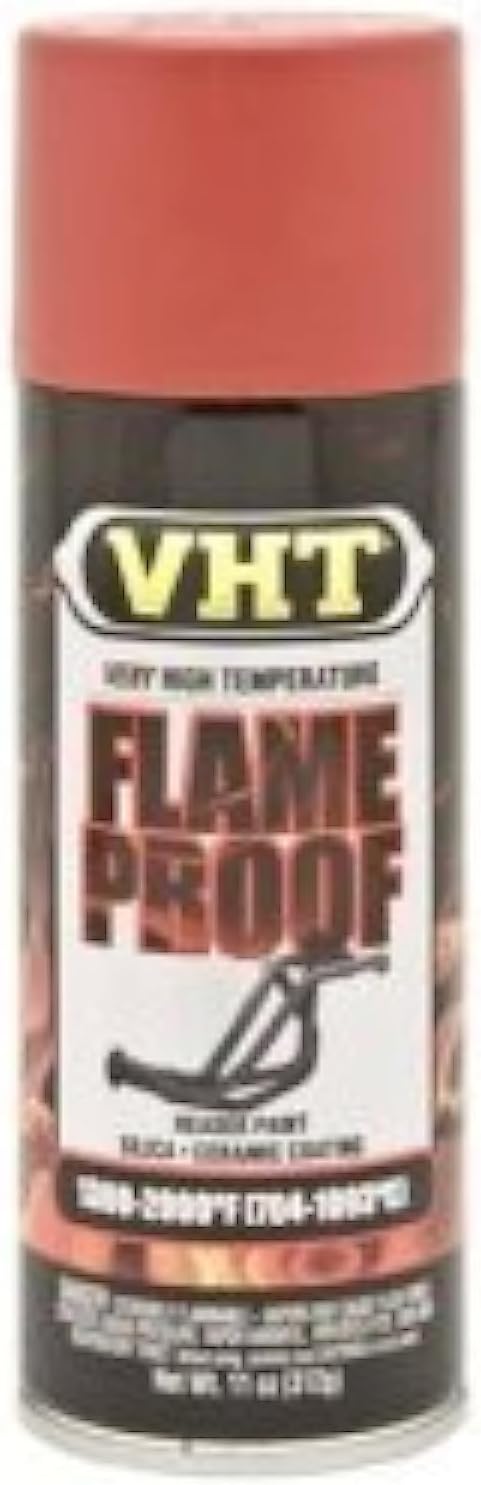 Dupli-Color VHT Exhaust Flameproof Paint Flat Red High Temp SP109 11 oz