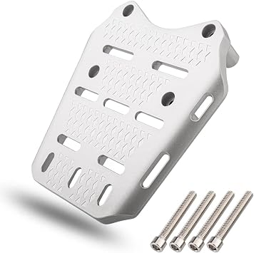 PCX 125 150 Rear Luggage Rack Holder Shelf Cargo Carrier Panel Motorcycle Accessories Compatible with Honda PCX 2014-2019 Silver