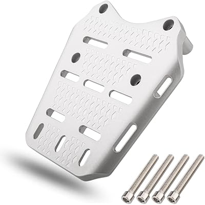 PCX 125 150 Rear Luggage Rack Holder Shelf Cargo Carrier Panel Motorcycle Accessories Compatible with Honda PCX 2014-2019 (Silver)