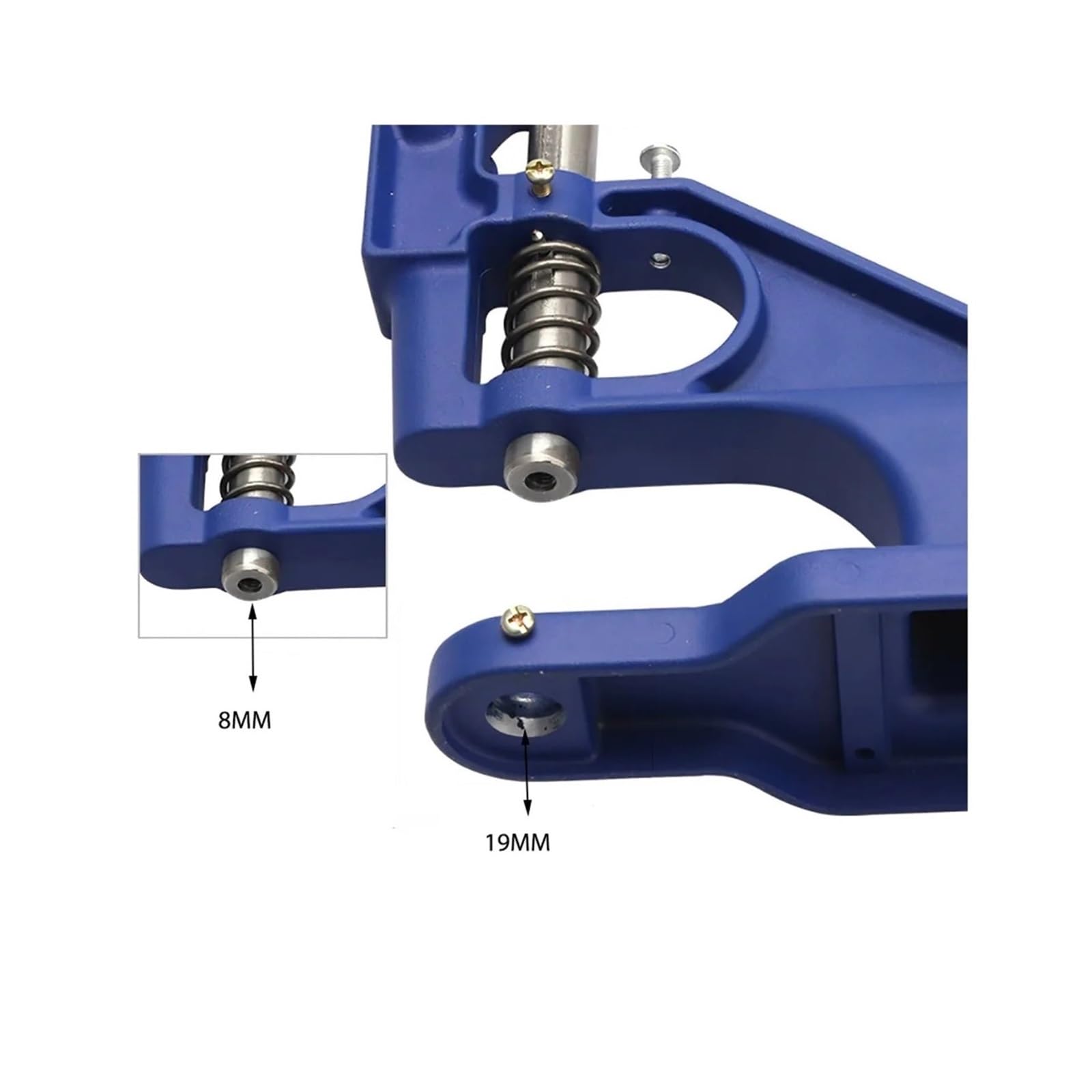 Snap Fasteners Botón Die Piezas de molde ojal con remaches a presión Baver | Herramienta de estampado silencioso for máquina de instalación manual de botones(501 Snap Mold)
