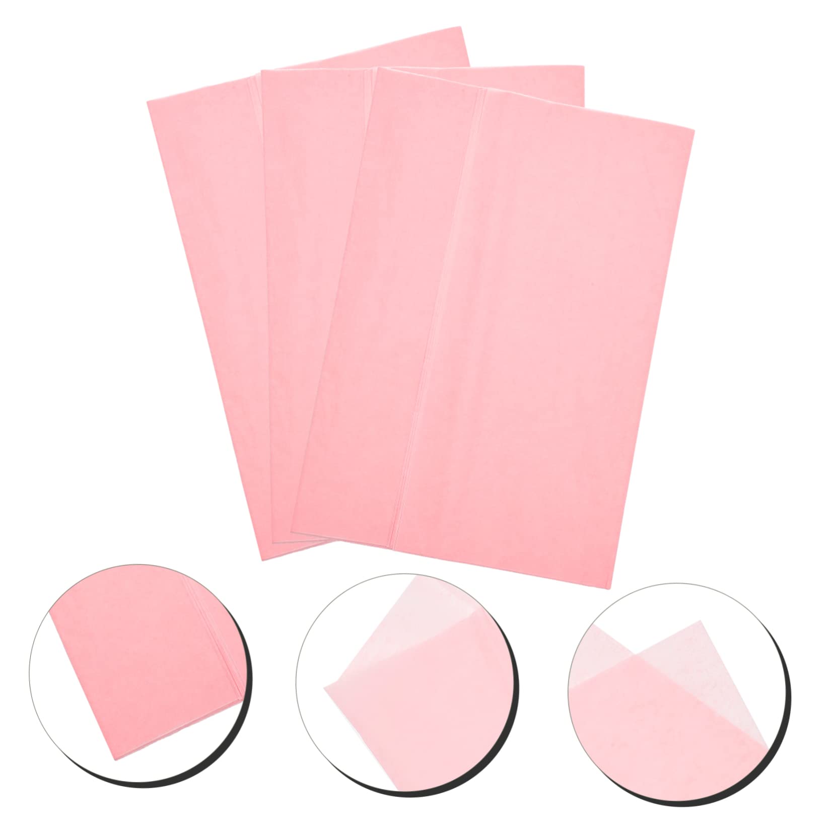 Geschenkpapier für Blumen 120 Blatt Rosa Papier für Selbstgemacht