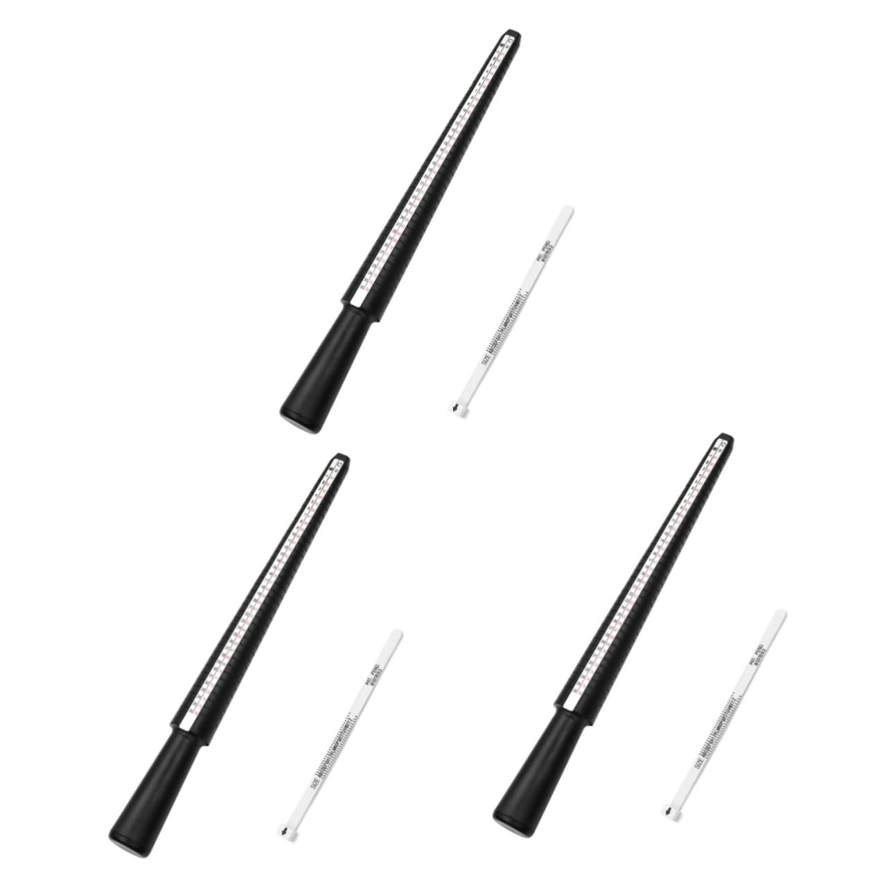 Kit medidor de talla de anillo portátil para ajustar dedos con precisión total 8