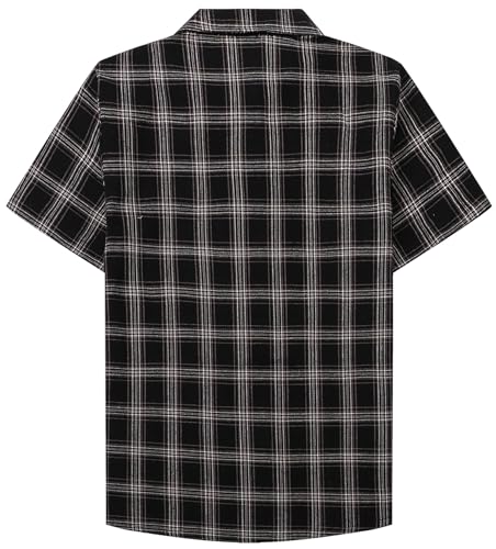 Image of SANGTREE Summer Button Down Shirts Cottn Tops for Men Women Boy Girl