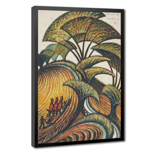 Toile Fall of The Leaf par Sybil Andrews tableau suspendu inspirant