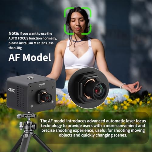 zowietek 4K NDI|HX3 POV Box Camera PoE, ZowieCam, Simultaneously HDMI & SDI Output, RTSP/RTMP(s)/SRT, Standalone Live Streaming to YouTube/Twitch for Webcast, Meeting, Teaching & Gaming (M12 AF)