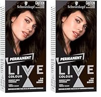 Schwarzkopf LIVE Colour Permanent 3.0 Dark Brown (Pack of 2)