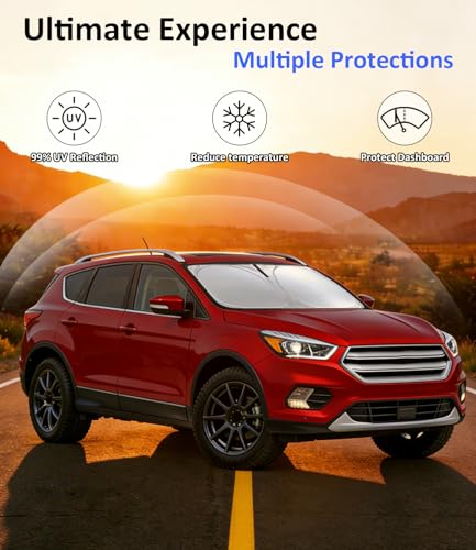 Image of Windshield Sun Shade for 2013-2019 Ford Escape Accessories