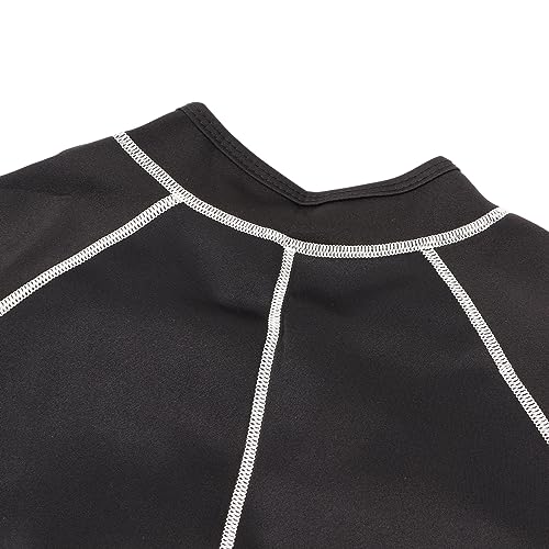 Drfeify Men Sweat Producing Long Sleeve Wetsuit Top para rápida pérdida de peso y yoga talla L miniatura 3