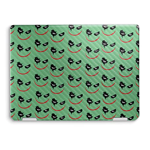 Image of MightySkins Carbon Fiber Skin Compatible with HP Spectre x360 14 inch (2022) Full Wrap Kit - Why So Serious | Protective, Durable Textured Carbon Fiber Finish | Easy to Apply | Made in The USA