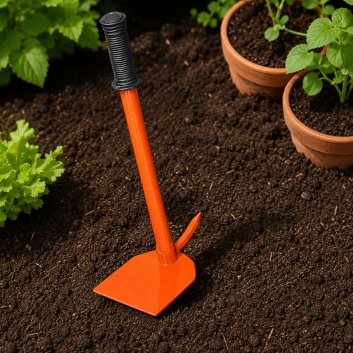 Gardening Hoe with Prong – 16 INCH|Heavy-Duty Garden Tool |Farmin...