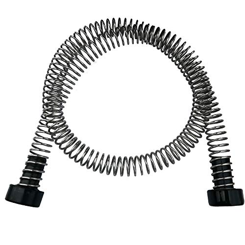 CARAPEAK Heavy Duty Stainless Steel Zipline Spring Brake Extra Long 6.3 FT Fits Cable up to 1/2", Kids Backyard Zip Line Braking System/Stop/Stopper for 3/16 1/4 5/16 3/8 1/2 inch Wire