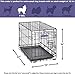 MidWest Homes for Pets Newly Enhanced Single & Double Door iCrate Dog Crate, Includes Leak-Proof Pan, Floor Protecting Feet, Divider Panel & New Patented Features