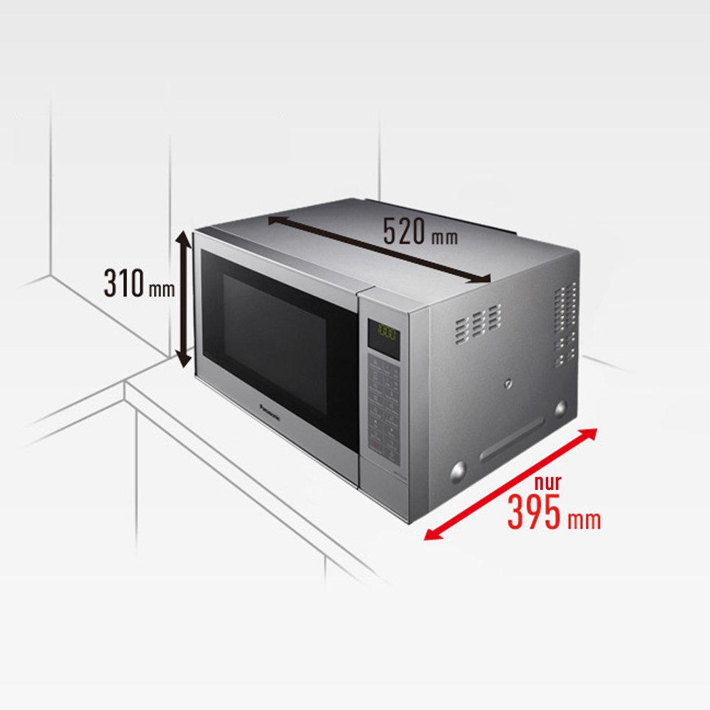 Image secondaire de Panasonic NN-CT57 Comptoir Micro-onde combiné 27 L 1000 W Argent