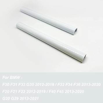 DWVV F20 F30 Grill Insert Trims for BMW 2 3 Series 2012-2018, Front Grille Trim Strips Car Accessories for BMW 320i 328i 330i 335i 428i(F20 F30, White)