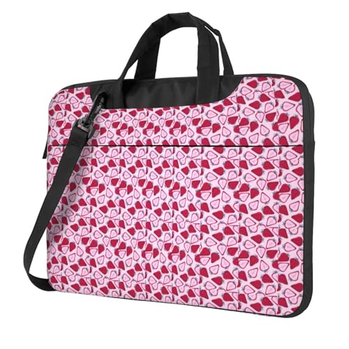 Sac ordinateur motif fraise idéal pour le bureau et trajets quotidiens