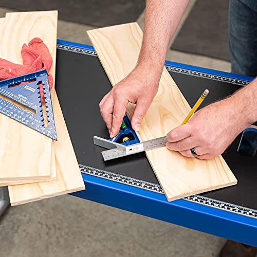 Workpro NOVASAT-0409-1513-35 Aluminum Alloy Carpenter Square And Zinc-Alloy Square Ruler Set thumb #5