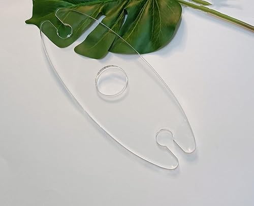 Miniatura 3 de Plantilla clásica para vino caddy, plantilla acrílica cortada con láser, plantilla de enrutador para carpinteros y fabricantes (modelo 2)