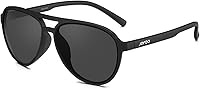 Vista 14 de Jefoo - Gafas de sol polarizadas estilo aviador para hombres y mujeres, retro, modernas, deportivas para exteriores con protección UV400