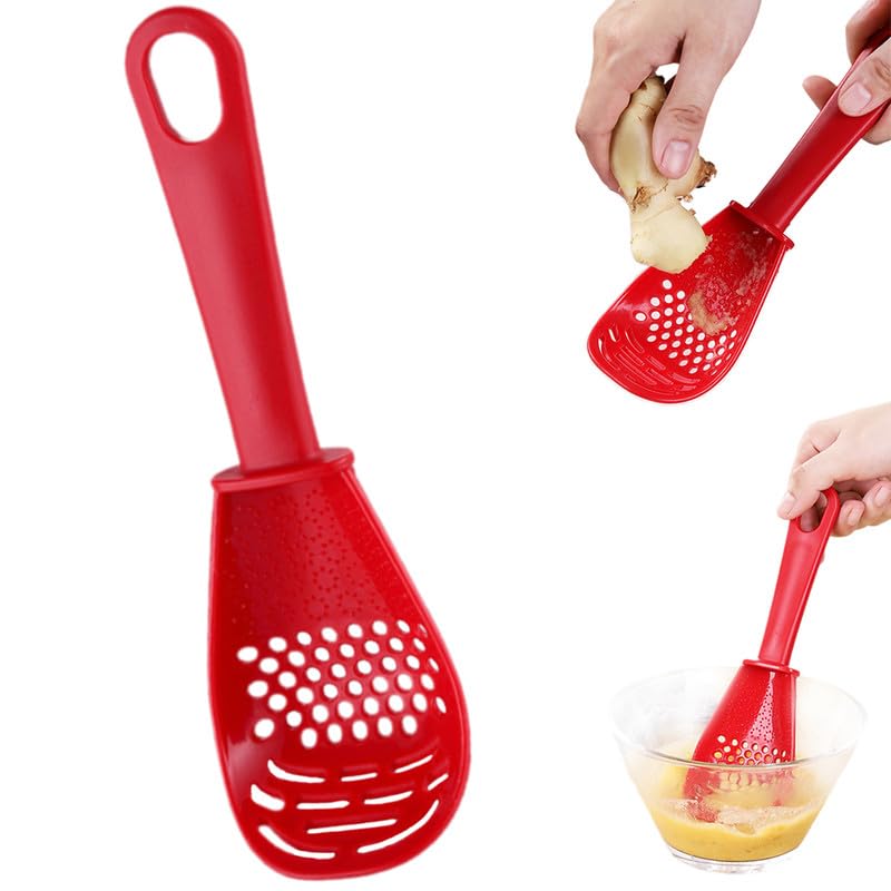 Multifunctional Kitchen Cooking Spoon, Heat Resistant Kitchen Ute...