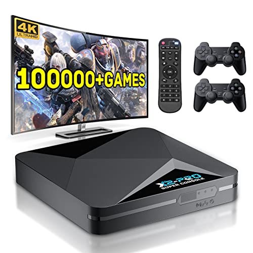 Uscita UHD 4K: la console di gioco retrò supporta l'uscita ad altissima definizione 4K a 60 fps, per un piacere visivo e supporta 2,4 G/5 G, BT5.0, fornisce velocità di trasferimento più elevate