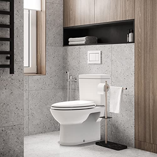 Toilet Seat, Elongated Toilet Seat with Toddler Seat Built in, Potty Training Toilet Seat Elongated Fits Both Adult and Child, with Slow Close and Magnets- Elongated 2 Packs