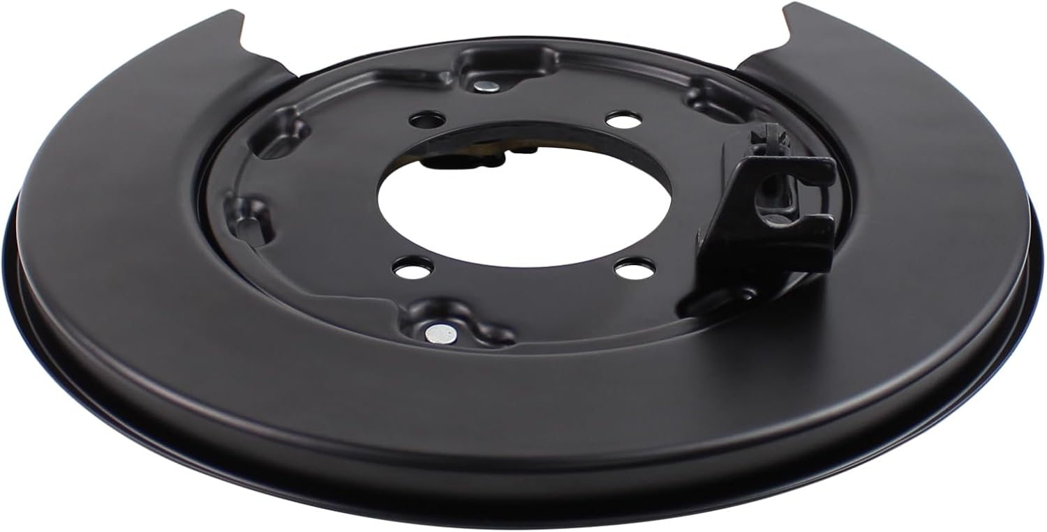 Rear Driver Side Brake Dust Shield with Parking Brake Shoes for Hyundai Santa Fe 4WD 2010-2012, Kia Sorento 4WD 2011-2013