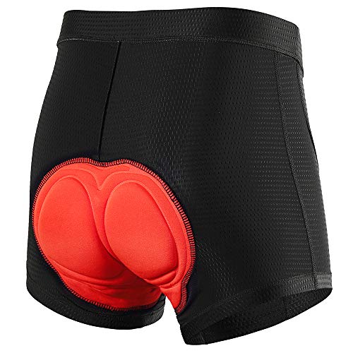 Lixada Men's Cycling Shorts 3D Padded MTB Bicycle Bike Underwear Shorts Breathable,Quick Dry