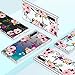 GiiKa Galaxy Note 10 Plus Case, Clear Girls Women Heavy Duty Shockproof Protective Hard PC Back Case with Slim TPU Bumper Cover Phone Case for Samsung Galaxy Note 10+ Pro 5G, Small Flowers