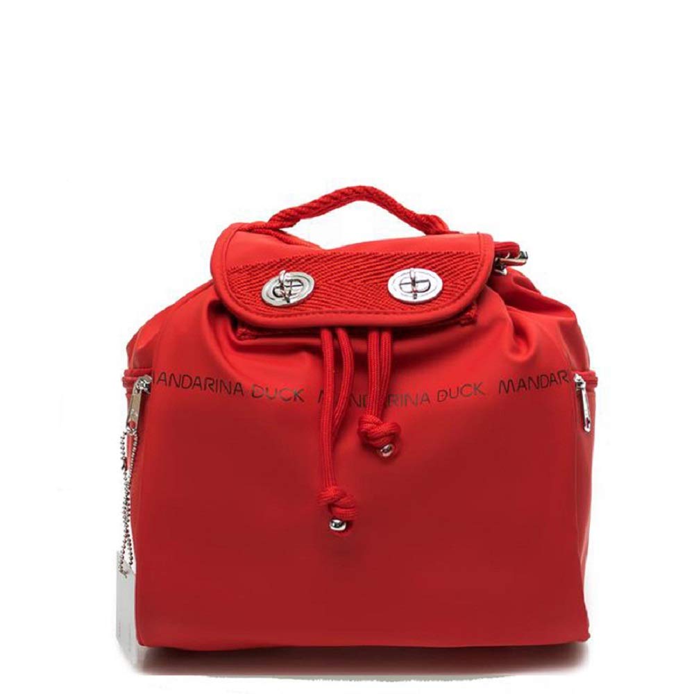 Sac à dos femme petit Mandarina Duck Utility laque aux finitions luxe