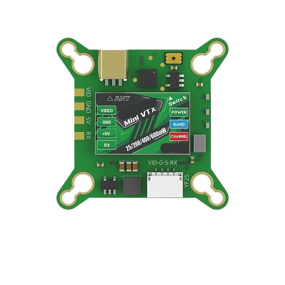 BLITZ ATF435 kontroler lotu z E55S 4w1 ESC 2-6S 5,8 GHz 600 mW VTX regulowany odpowiedni do części dronów RC FPV (5,8 GHz 600 mW VTX)