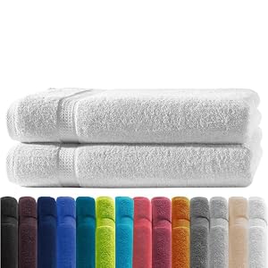 Zestri Frottier Duschhandtuch 2er-Set Weiß