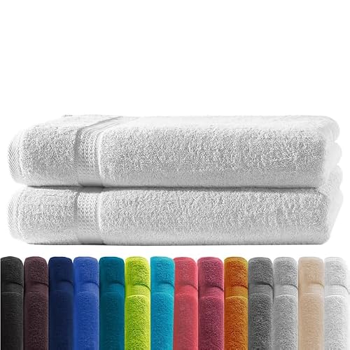 Zestri Frottier Duschhandtuch 2er-Set Weiß