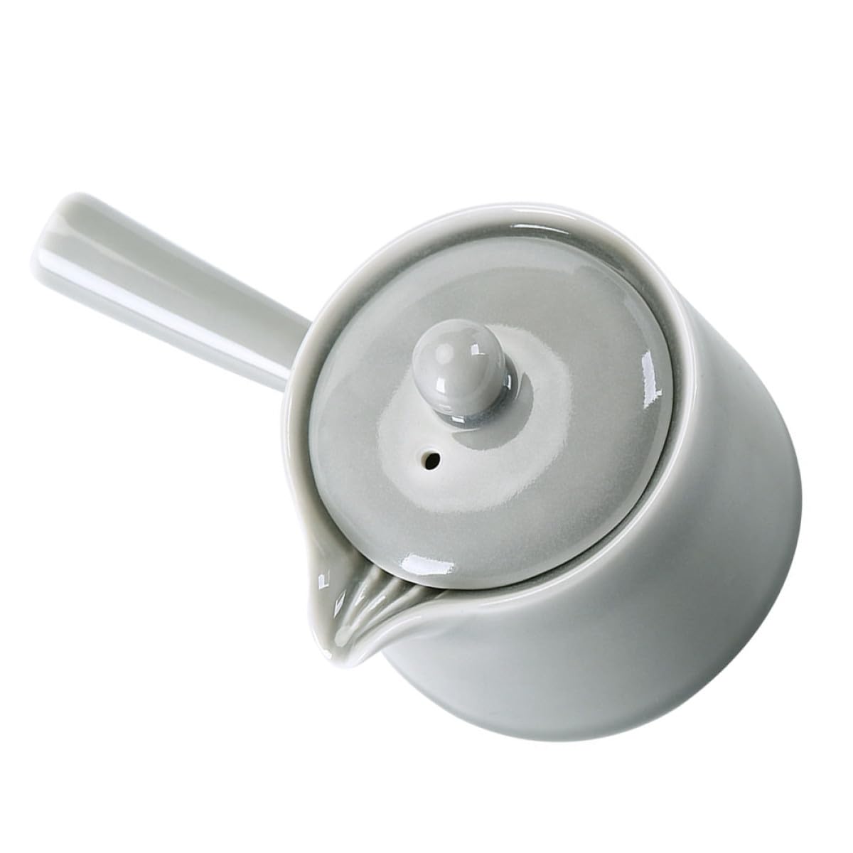 SECFOU Tetera Pequeña de Cerámica Diseño Ergonómico y Estilo Clásico, Resistente para Uso en Casa y Celebraciones como Bodas y Fiestas