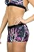 Moon Shine Camo Women's Swimwear Boy Shorts, Muddy Girl, Medium