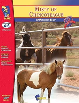 Paperback Misty of Chincoteague, by Marguerite Henry Lit Link Grades 4-6 Book