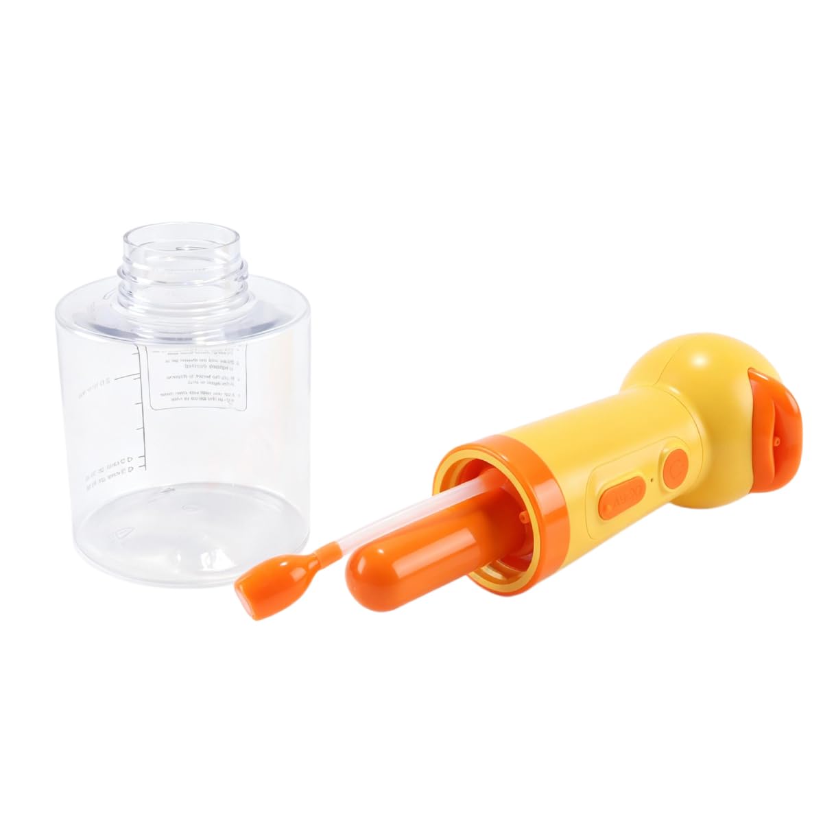 Riven Duck Shaped Electric Shower Gel Bubble Machine, Elektrischer Schaum-Shampoo-Spender Für Hund Und Katze Haustier Reinigung (400ml)