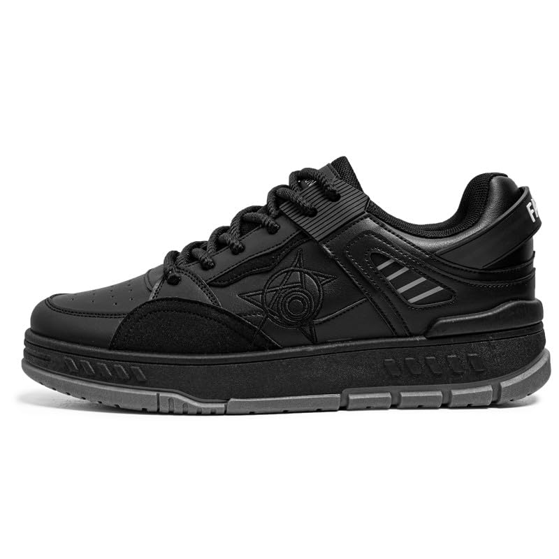 Men's Fashion Streetwear Thick-Soled Skateboarding Sneakers Comfortable Breathable Height Increasing Non-Slip Durable Lace-Up Sneakers for Outdoor Activities Shoes Size 6.5-10