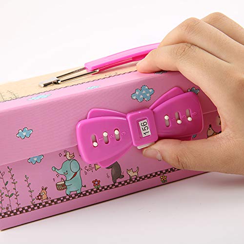 SILLYME Funny Teddy Password Protected Jewelry/Makeup Box | Vanity Case For Girls | Kids Toy Gift (Assorted Design And Color), Free Size , 10 cm - Image 3 thumbnail