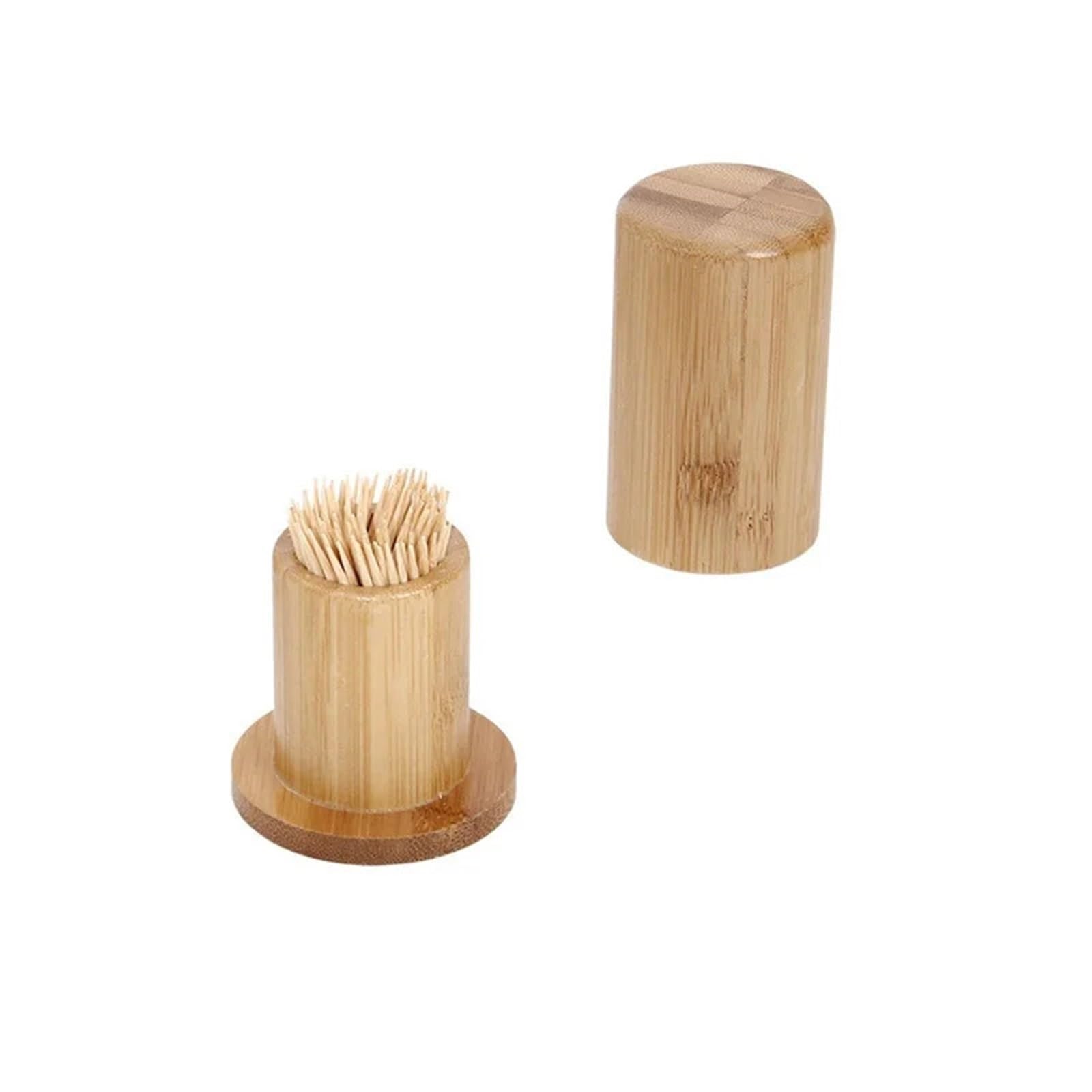 PSNKLMM 2pcs Toothpick Box With Lid Home Hotel Restaurant Reusable Tooth Pick Holder Storage Dispenser(Square)