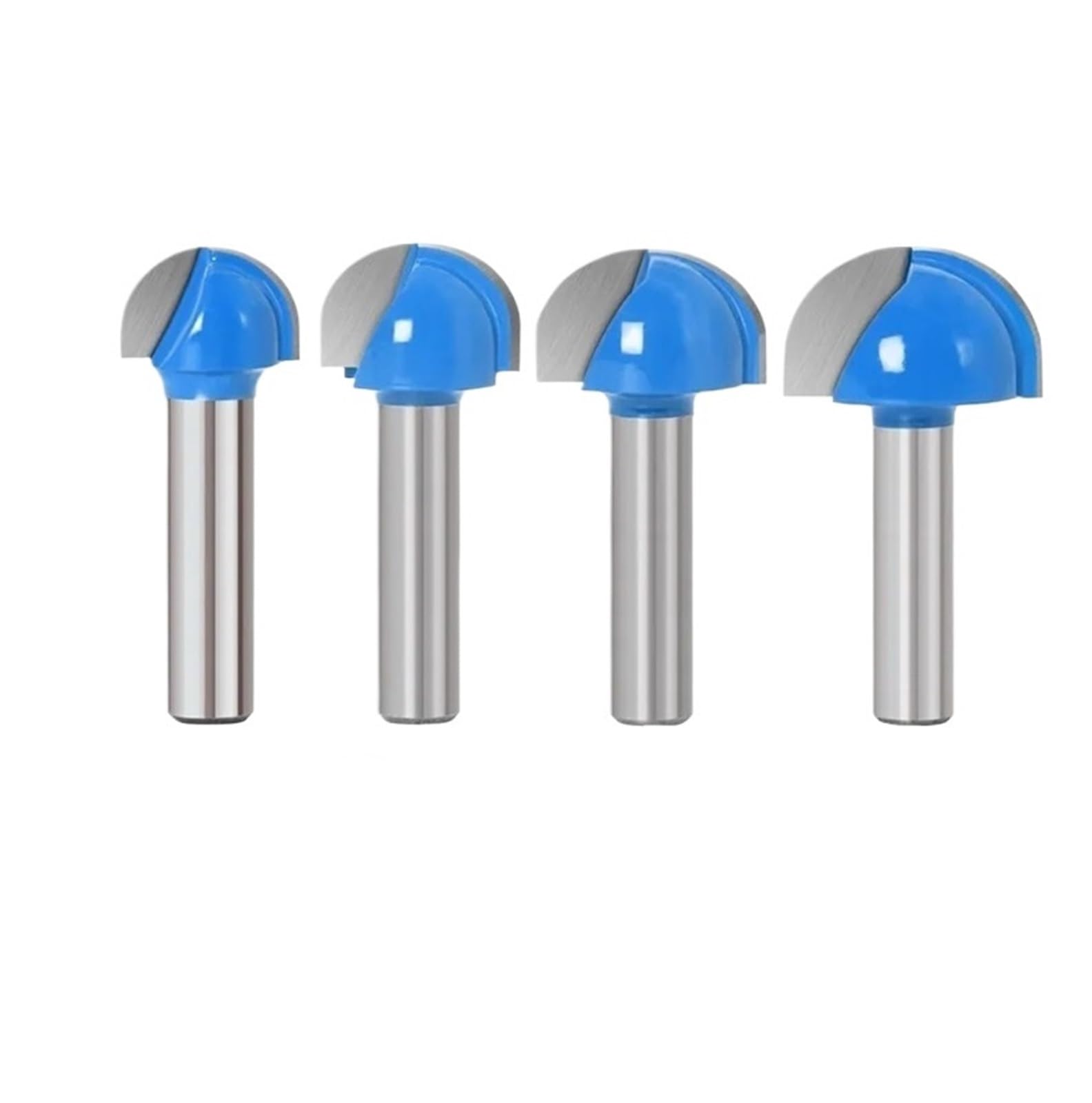 1/4 szt. 8mm trzpień narożny frez do frezowania 16/19/22/25mm okrągły przycinania drewna frezowanie promieniowe(4pcs)