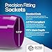 FORMUFIT 1” 4-Way Tee Furniture Grade PVC Fitting in Purple, Made in USA, UV-Resistant, Impact-Proof, 1.315” Actual Socket Diameter (Pack of 4) - F0014WT-PU-4