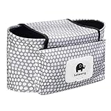 Multifunktionaler Speicher: Kinderwagen Organizer Länge 35cm, Breite 13cm, Höhe 16cm. Es bietet viel Stauraum Ob Windeln, Feuchttücher, Babyflasche oder Spielzeug, in dieser Tasche findet alles seinen Platz.